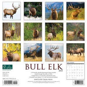 Bull Elk 2023 Calendar