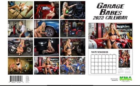 Garage Babes 2023 Calendar