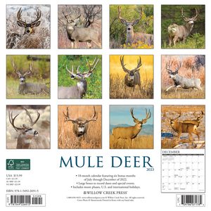 Mule Deer 2023 Calendar