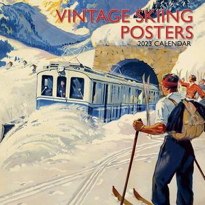 Vintage Skiing Posters 2023 Calendar
