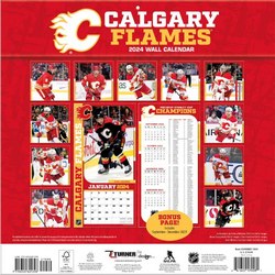 Calgory Flames 2024 Wall Calendar