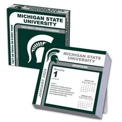Michigan State Spartans 2024 Desk Calendar