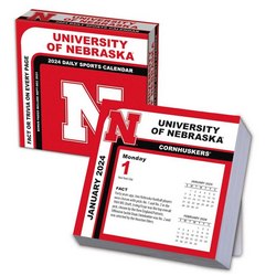 Nebraska Cornhuskers 2024 Desk Calendar