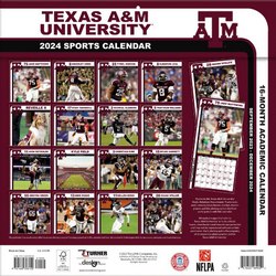 Texas A&M Aggies 2024 Wall Calendar