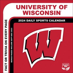 Wisconsin Badgers 2024 Desk Calendar