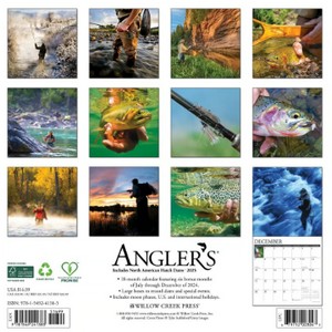 Anglers 2025 Wall Calendar
