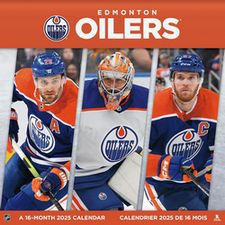 Edmonton Oilers 2025 Wall Calendar