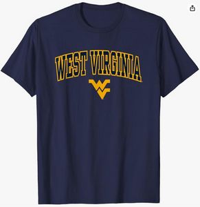 West Virginia Mountaineers Arch Over Officially Licensed T-Shirt