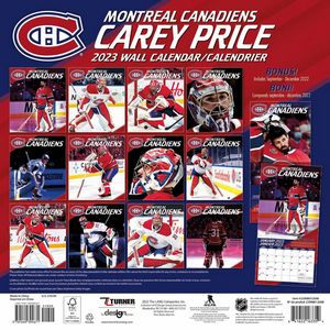 Carey Price 2023 Calendar