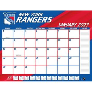 New York Rangers 2023 Desk Pad