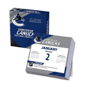 Vancouver Canucks 2023 Desk Calendar